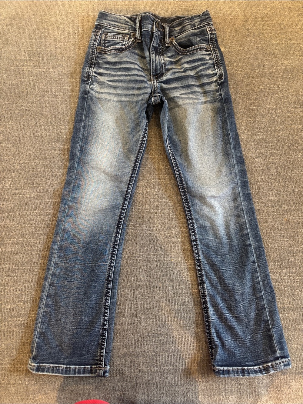 BKE Kids Faded Blue Straight Leg Jeans